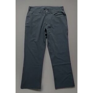 Grunt Style Lookout Ripstop Pants Straight Leg Blue Logo Pockets Size 36 JBHS